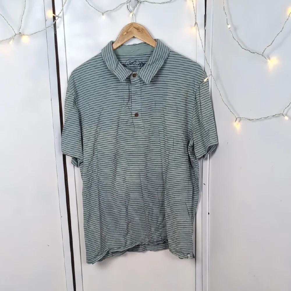 Grayers Striped Polo Shirt - Blue and Gray - Picture 1 of 7